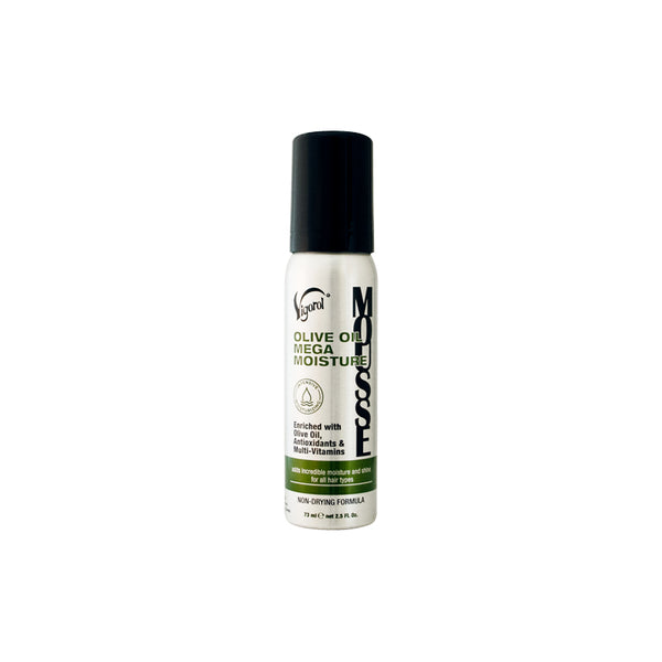 VIGOR0L Olive Oil Moisture Mousse, 2.5 OZ, Travel Size Compact Hydrating