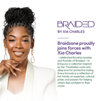 ORS Olive Oil Braidzone Edge & Braiding Gel - 8 oz Unisex Haircare Product with Lavender, Acai, Biotin for Normal Hair & Scalp, Fights Frizz, Creates Smooth Styles