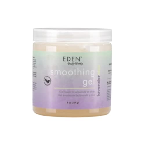 EDEN BodyWorks Lavender Aloe Smoothing Hair Gel (8 oz) - Enhances Curly or Natural Hair Look – Smooth Frizz & Tame Flyaways