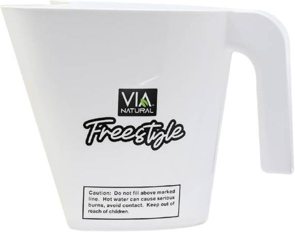 Via Freestyle Hot Water Braide Dipper White Jar Large