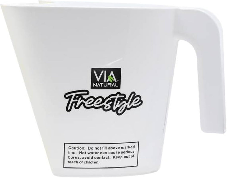 Via Freestyle Hot Water Braide Dipper White Jar Large