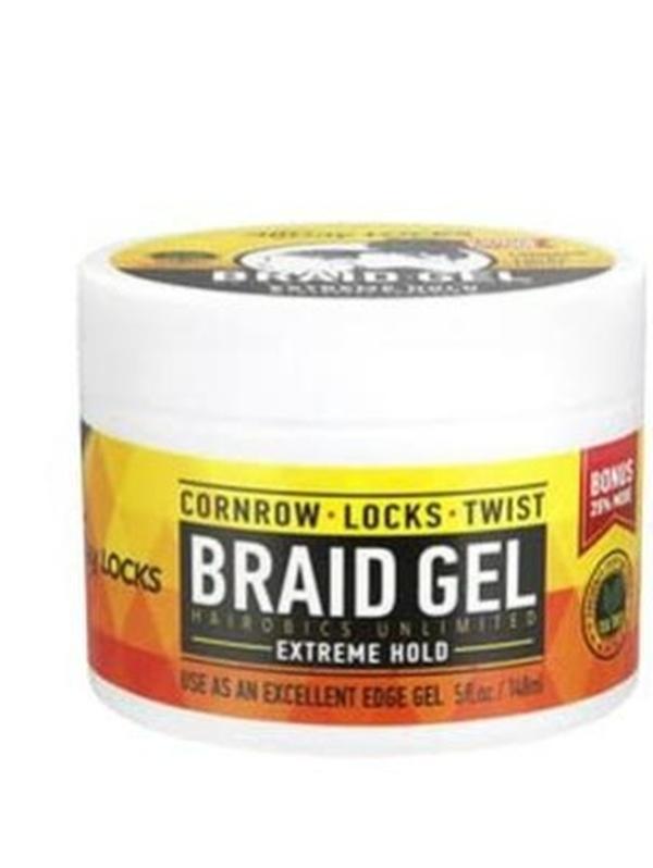 AllDay Locks Braid Gel 5oz Strong Hold Gel Braiding Gel Styling Hair Gel Haircare