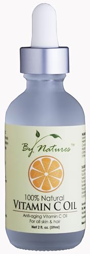 By Natures 100% Natural Normal Anti-Aging Vitamin C Skincare Serum Oil, 2.0 Fl Oz (Single Item)