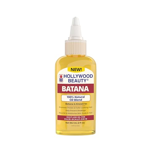 Hollywood Beauty Batana Hair Oil - Haircare Blend for Moisturizing Hair, Scalp, and Skin (2 fl oz), Moisturize