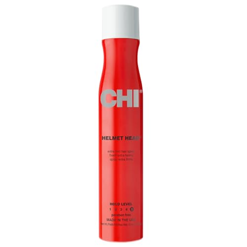 Helmet Head Extra Firm Hairspray, Professional Extra Strong Hold Styling Spray for Humidity Resistance & Voluminous Hair, Sulfate & Paraben-Free Finish, 10 Oz