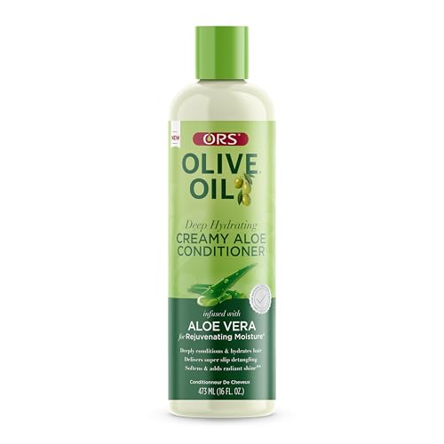 ORS Olive Oil Creamy Aloe Conditioner for Rejuvenating Moisture 16 Ounces