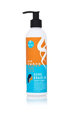 CURLS Hair Under There Bomb Braid Leave-In Conditioner Cream - 8 fl oz Haircare Moisturizer, Softening & Hydrating Pre-Install Treatment for Curly Weaves/Extensions, Dry Hair Protection