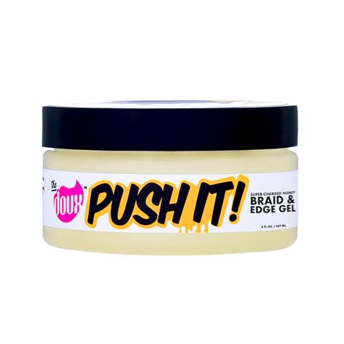 The Doux Edge Control & Braiding Gel for Natural, Curly Hair - Slick Styles, Frizz Control, Moisture, Flyaway Hold, Shine for Women