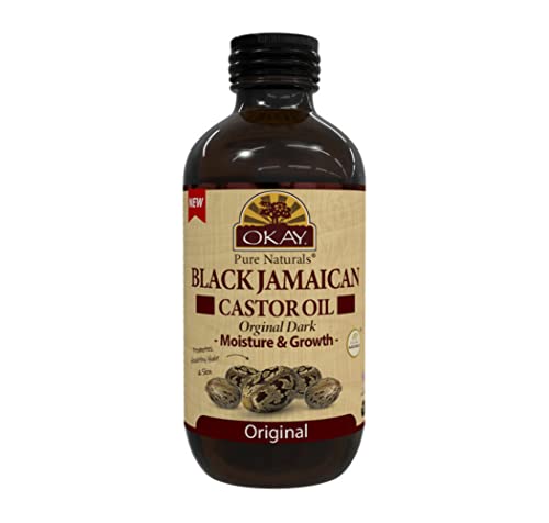 Black Jamaican Castor Oil Original Dark by Okay for Unisex - 4 oz Oil