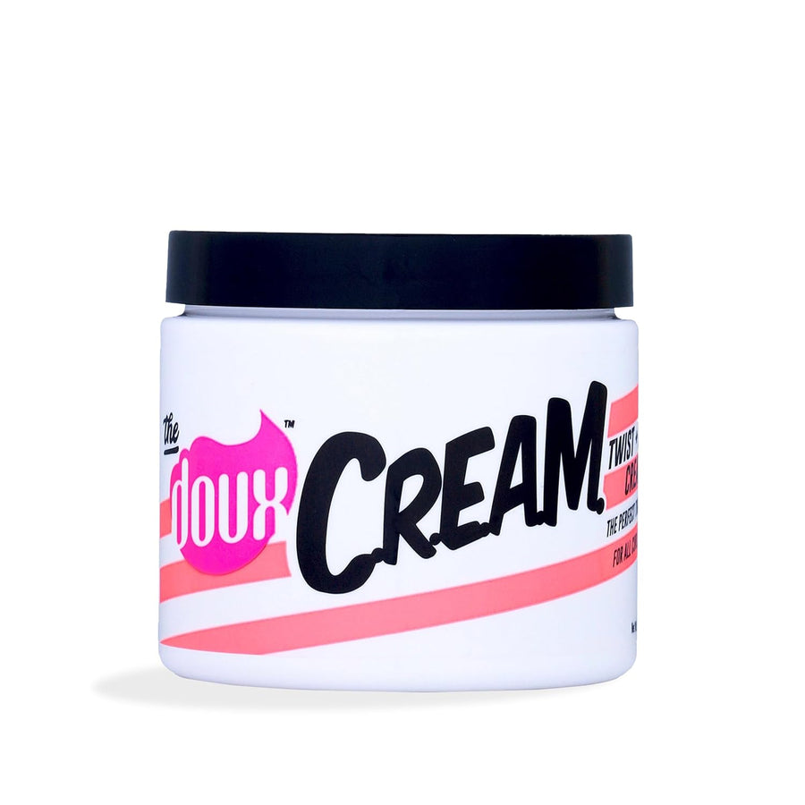 The Doux CREAM Twist & Curl Cream – Curl Defining Cream with Coconut & Avocado Oils for Curly Hair – Frizz Control & Long-Lasting Moisture for Twist Outs, Natural Styles, and Textured Hair Types
