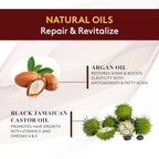 OKAY Black Jamaican Castor Oil & Coconut Curls Haircare Conditioner - 12 oz/355 ml, Hydrating Moisturizer with Argan Oil to Restore Dry Curls