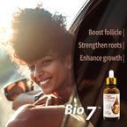 BIO7 Collagen Hair Growth Drops with Triple Bio-Action – Boost Follicles, Repair Damage, Improve Density – 2 Fl Oz - By Natures