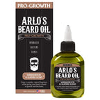 Arlo's Pro Growth Beard Oil - Scented Sandalwood Leather Fragrance, 2.5 oz, Hair Care Product for Silky Beard, Aroma-Infused to Promote Growth