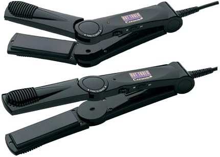 HOT TOOLS 1.5-Inch Ceramic Adjustable Angle Flat Iron, Professional Hair Straightener for Personal Use