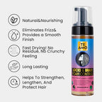 Te Amo Locks & Braid Foam Control – Long-Lasting Braid Foam for braiding | No Frizz or Fraying | Moisturizes & Seals Braids, Locs, Twists & Cornrows (6.8 oz)