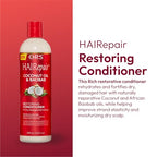 ORS HAIRepair Coconut Oil and Baobab Restoring Conditioner for Dry, Damage Hair & Scalp 12.5 oz