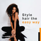 Ampro Pro Styl Unisex Styling Gel Mousse - Enriched with Aloe, African Extracts - Strong Hold for All Hair Types - 8 oz Foam Wrap for Natural Tresses