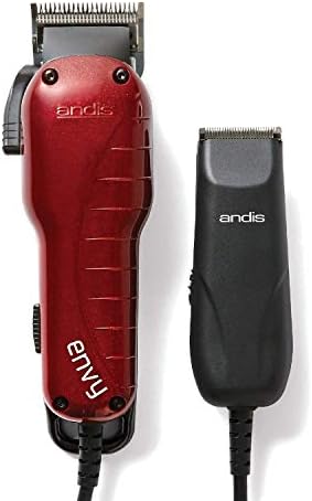 Andis Professional Adjustable Envy Combo Hair Clipper + CTX Trimmer Haircut Kit, 74020
