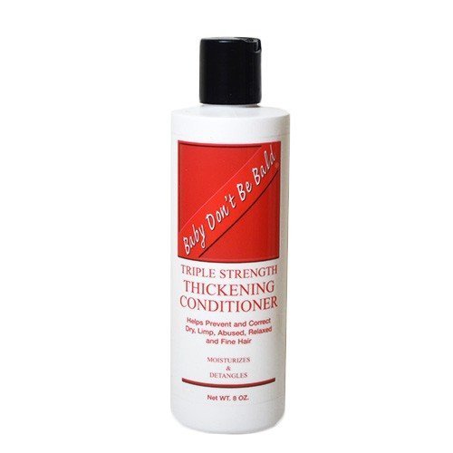 Baby Don't Bald Triple Thick Hydrating Conditioner - 8 Oz Single Item, Fragrance-Infused Haircare for Adults with Dry Hair