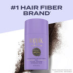 Toppik Organic Keratin Hair Styling Powder - Dark Brown Hair Filler for Adults, 12g