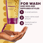 Eco Style Texture Edit Sculpting Cream - Unisex Haircare for Type 2 Curly Hair, Defines Curls, Enhances Waves, Controls Frizz, Adds Soft Hold, Shine, Moisture, 8 oz