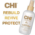 CHI Keratin Leave-in Conditioner - Sulfate-Free Haircare Moisturizer, Hydrating Formula to Hydrate, Restore Softness & Prevent Breakage, 6 Oz Daily Use Treatment