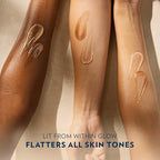 Vaseline Glazed and Glisten Sunlit Glow Body Gel Oil - Scented Vanilla Cocoa Fragrance, Silky Radiant Shimmering Moisturizer, Ultra-Hydrating Lipids Blend, 100% Pure Cocoa Butter, 6.8 Oz