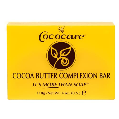 Cococare Cocoa Butter Complexion Bar Soap 4 Ounce - Gentle Cleansing & Hydrating Bar Soap