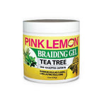 PINK LEMON Braiding Gel - Tea Tree - Maximum Hold, No Flaking, Long Lasting Hold, High Shine. For Micro, Inter, Dread, Faux, Loc, Twist, Braid, Edge. (15 oz)