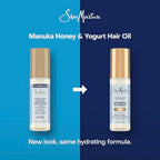 SheaMoisture Strengthen & Protect Hair Oil for Adults, Manuka Honey & Yogurt Formula with Amla Oil, Hydrating, Moisturizing, Lightweight & Smooth, Reduces Heat Damage, 3.3fl oz, Hydrate, Moisturize