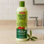ORS Olive Oil Incredibly Rich Moisturizing Hair Lotion with Castor Oil for Strengthening 12.5 Ounces (1)