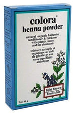 Colora Henna Powder, Light Brown, 2 Ounce (2886300005)