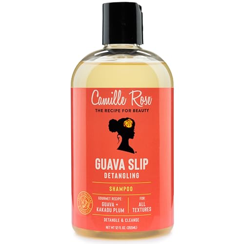 Camille Guava Slip Detangling Shampoo, with Guava, Kakadu Plum and Avocado Oil to Detangle, Cleanse and Hydrate, for All Hair Textures, 12 fl oz