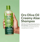 ORS Olive Oil Deep Cleansing Creamy Aloe Shampoo infused with Aloe Vera for Rejuvenating Moisture 16 Ounces (1)