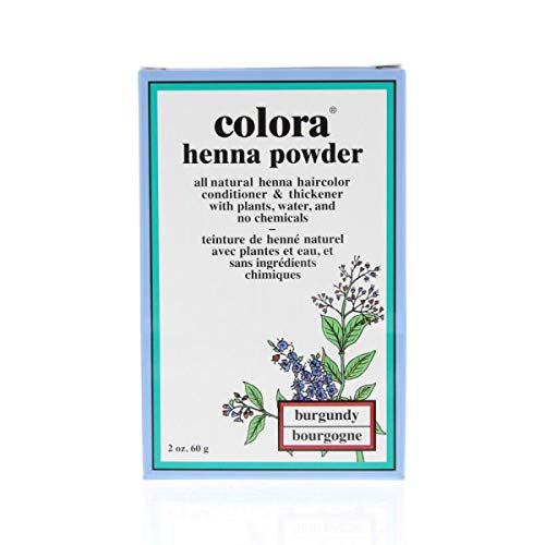 Natural Henna Hair Coloring Powder, Burgundy; 2oz