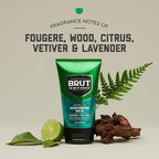 Brut Hydrating Scented Moisturizer Balm - Men’s Normal Skin Lotion, Signature Scent Blend, Lightweight Grease-Free Aftershave Face Cream, 3.5oz Single Item