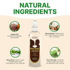 The Roots Naturelle Braid Sheen Braid Spray | 12 Fl Oz | Leave-in Conditioner with Shea Butter | Enriched with Vitamins and Essential Oils | Anti-Itch, Anti-Frizz | Great for Twists and Locs