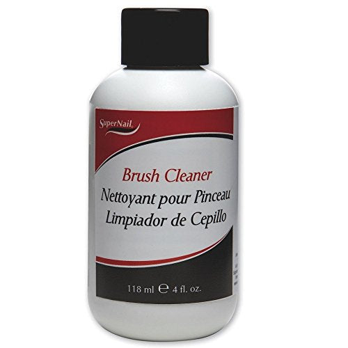 SuperNail Brush Cleaner, Clear, 4 Fl Oz
