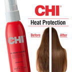 CHI 44 Iron Guard Thermal Protection Spray for Hair, Heat Damage Shield with Ceramic Minerals, Lightweight Styling Spray, Frizz Control & Shine Enhancer, 2 Fl Oz