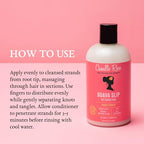 Camille Rose Guava Slip Detangling Haircare Conditioner Cream - Gentle, Nourishing, Smoothing Daily Formula with Guava, Kakadu Plum, Soursop for Adults, Any Hair Texture, 12 fl oz