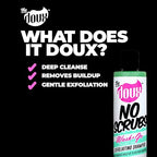 The Doux No?Scrub Exfoliating Clarifying Shampoo for Curly Textured Hair – Scalp Exfoliator & Clarifying Shampoo with Honey & Antioxidants – Deep Clean Hair Shampoo for Women, 8 oz