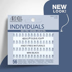 Ardell Mini Knot-Free Natural Individual False Eyelashes, Lightweight, Black, for Makeup Use