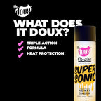 The Doux Supersonic Honey Condish 3-in-1 Detangling Haircare Conditioner for Curly Hair Adults - Leave-In, Rinse-Out - Aloe, Honey, Amino Acids, Vitamins Infused - Moisturizer, Hydrating, Frizz-Contro
