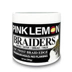 PINK LEMON Braiding Gel - Maximum Hold, No Flaking, Long Lasting Hold, High Shine. For Micro, Inter, Dread, Faux, Loc, Twist, Braid, Edge. (10 oz)