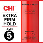 Helmet Head Extra Firm Hairspray, Professional Extra Strong Hold Styling Spray for Humidity Resistance & Voluminous Hair, Sulfate & Paraben-Free Finish, 10 Oz
