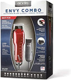 Andis Professional Adjustable Envy Combo Hair Clipper + CTX Trimmer Haircut Kit, 74020