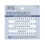 Ardell Mini Knot-Free Natural Individual False Eyelashes, Lightweight, Black, for Makeup Use