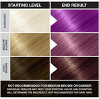Purple Semi Permanent Hair Color - Vegan & Cruelty-Free Conditioning Purple Hair Dye, Lasts Up to 35 Washes, 3.5 fl oz