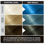 Punky Colour Semi Permanent Hair Color – Conditioning Blue Hair Dye for Vibrant Blue Hairs, Vegan, Cruelty-Free, Lasts up to 35 Washes, 3.5 oz
