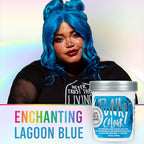 Punky Colour Semi Permanent Hair Color – Conditioning Blue Hair Dye for Vibrant Blue Hairs, Vegan, Cruelty-Free, Lasts up to 35 Washes, 3.5 oz